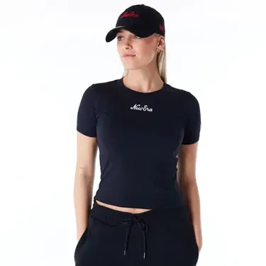 Tričko New Era Slim Tee T-Shirt Čierna | 60564944, 0