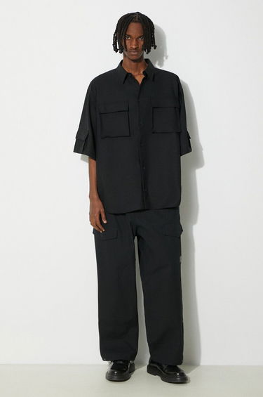 Košeľa 032C Tailored Flap Pocket Shirt Čierna | SS24.W.0060, 1