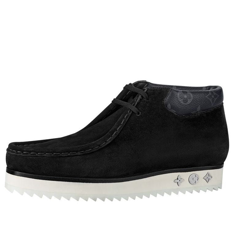 Tenisky a topánky Louis Vuitton Monogram Collar Suede Boots Čierna | 1A8JSZ, 0