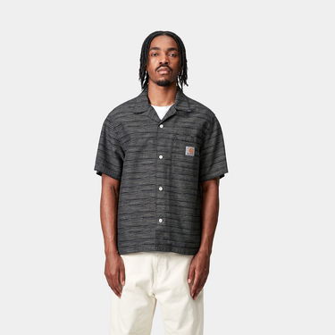 Košeľa Carhartt WIP Carhartt WIP Gellar Short Sleeve Shirt Čierna | I035569_2, 0