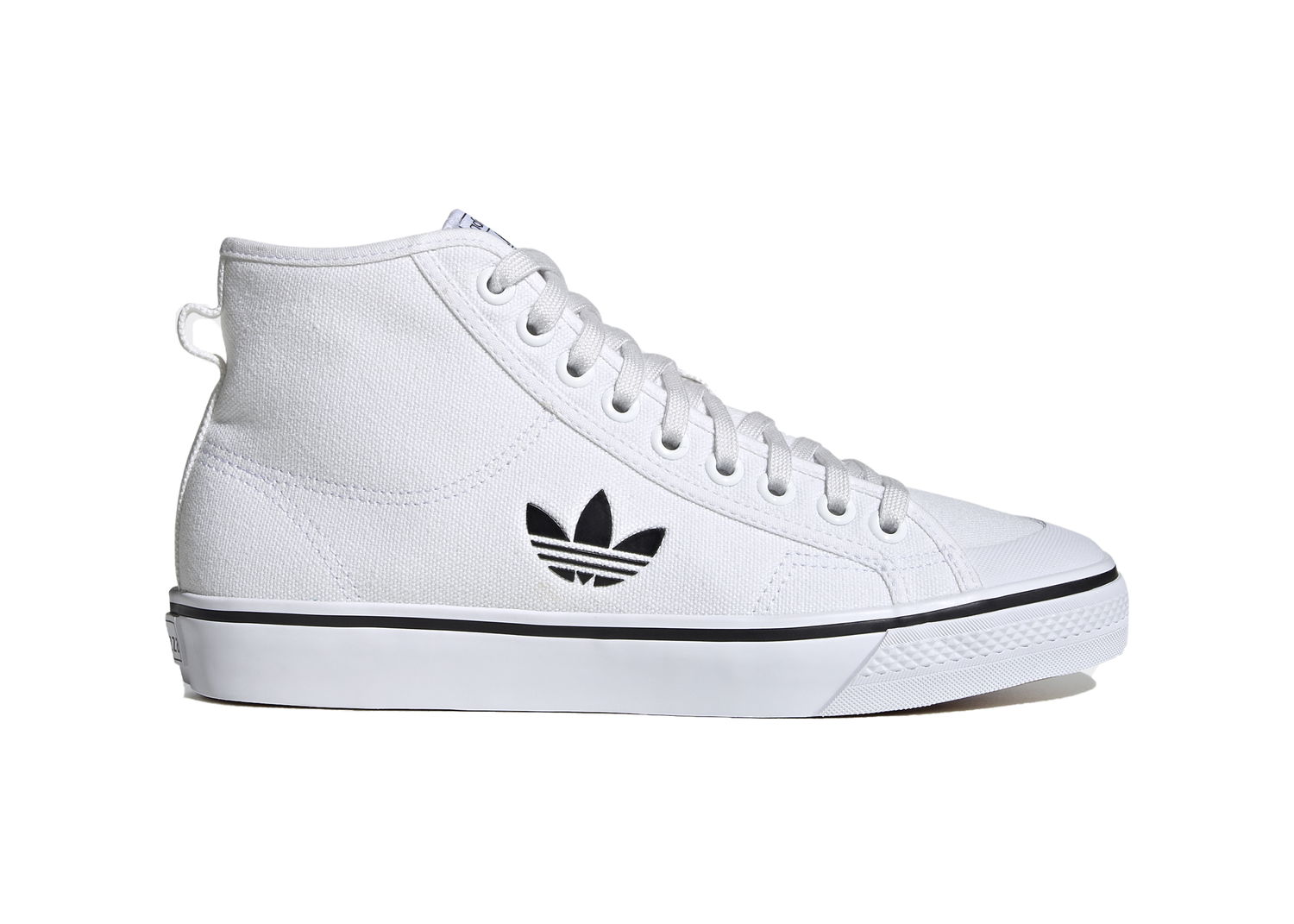 Tenisky a topánky adidas Originals Nizza Hi Cloud White Black Biela | FW8351, 0