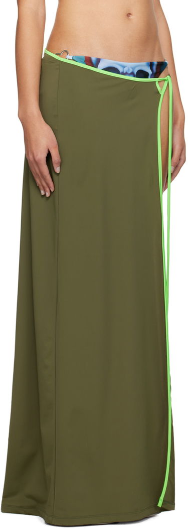Sukňa Ottolinger Ottolinger Wrap Maxi Skirt Zelené | 501003, 1