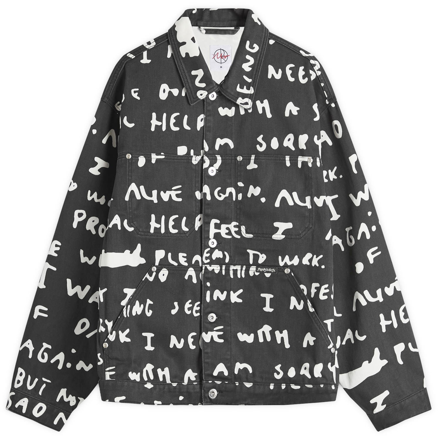 Bunda Polar Skate Co. Sad Notes Patrik Jacket Čierna | PSC-F24-14, 0
