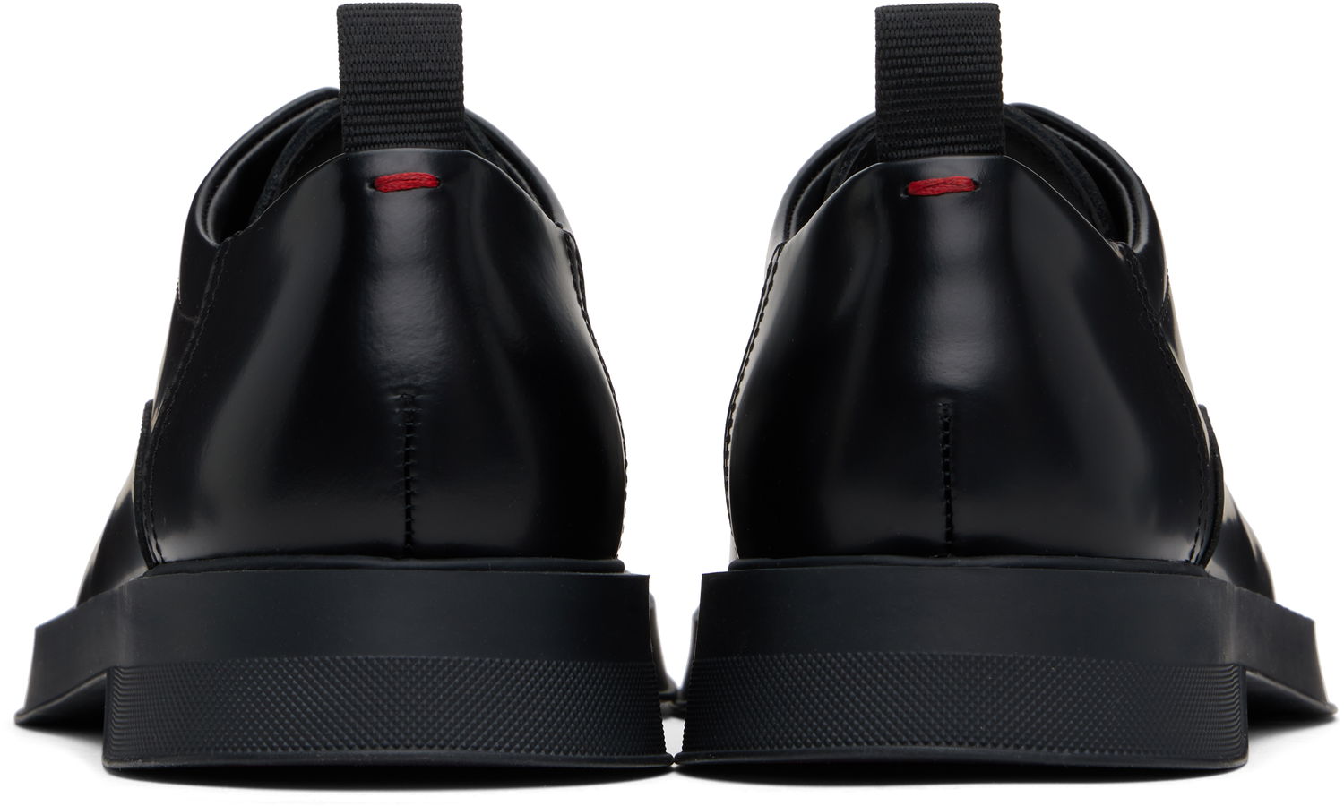 Tenisky a topánky BOSS Hugo Brush-Off Leather Derbys Čierna | 50541841, 1