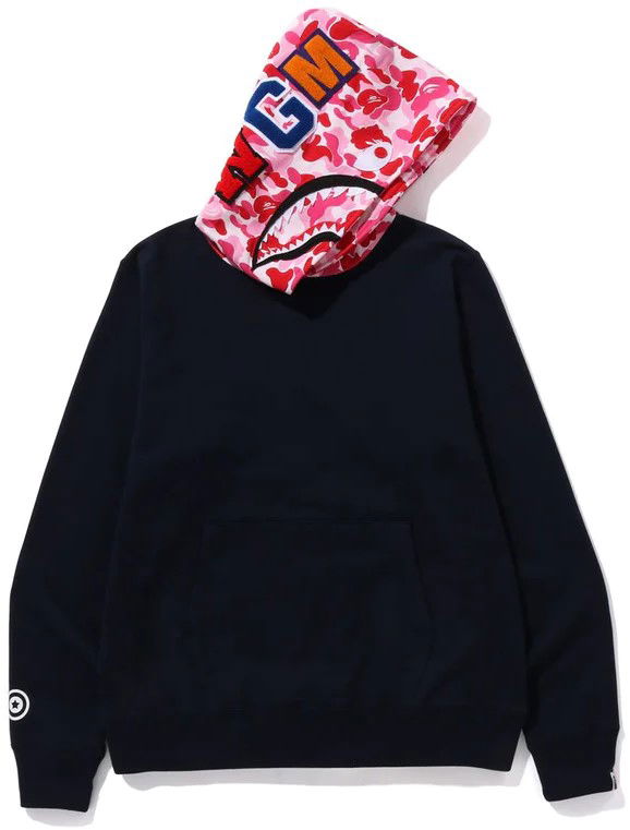 ABC Camo Shark Pullover Hoodie Navy Velikost: S