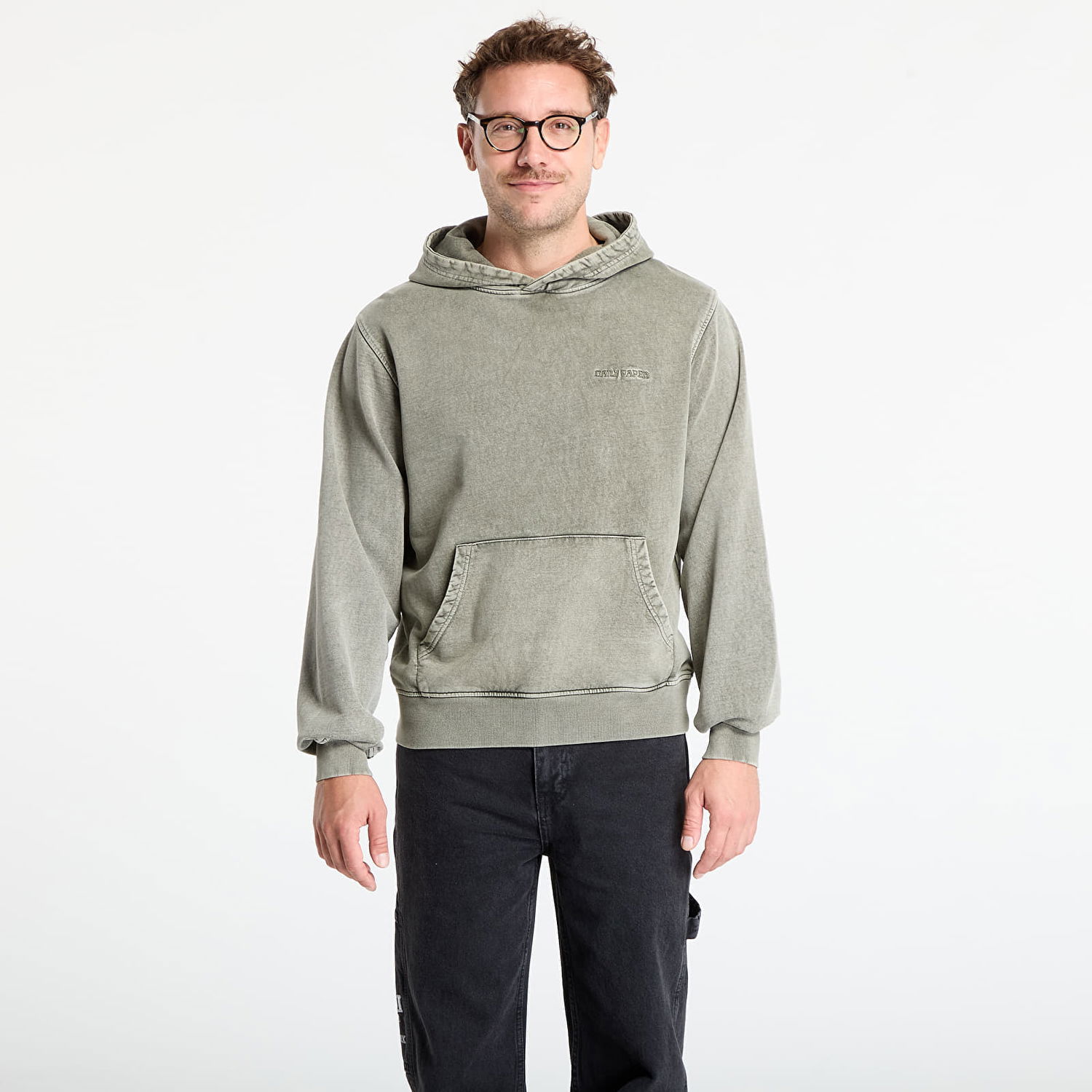Mikina DAILY PAPER Daily Paper Dias Washed Hoodie Zelené | 2522036, 0