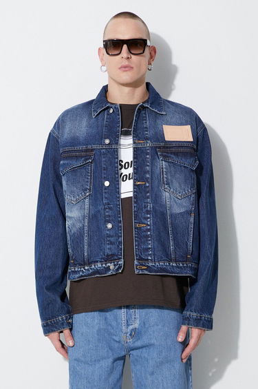 Bunda A-COLD-WALL* Denim Jacket Vintage Wash Modrá | ACWMH049, 0