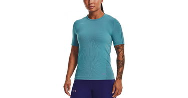 Tričko Under Armour Rush Seamless Tee Tyrkysová | 1373929-433, 1