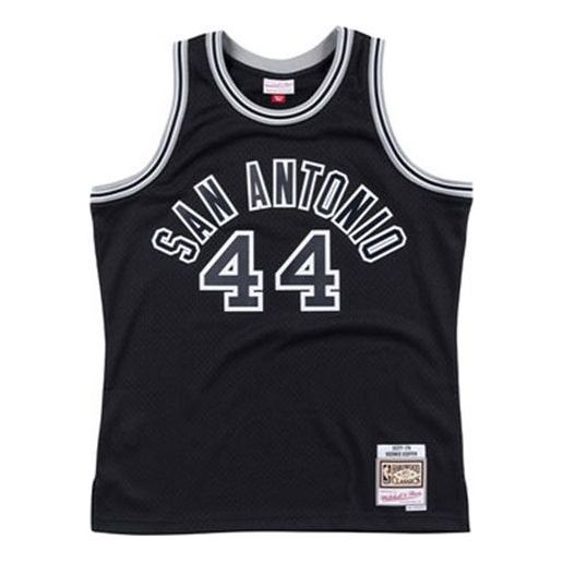 Tielko Mitchell & Ness Mitchell & Ness San Antonio Spurs George Gervin 1977-78 Swingman Jersey Čierna | SMJYCP18184-SASBLCK77GGE