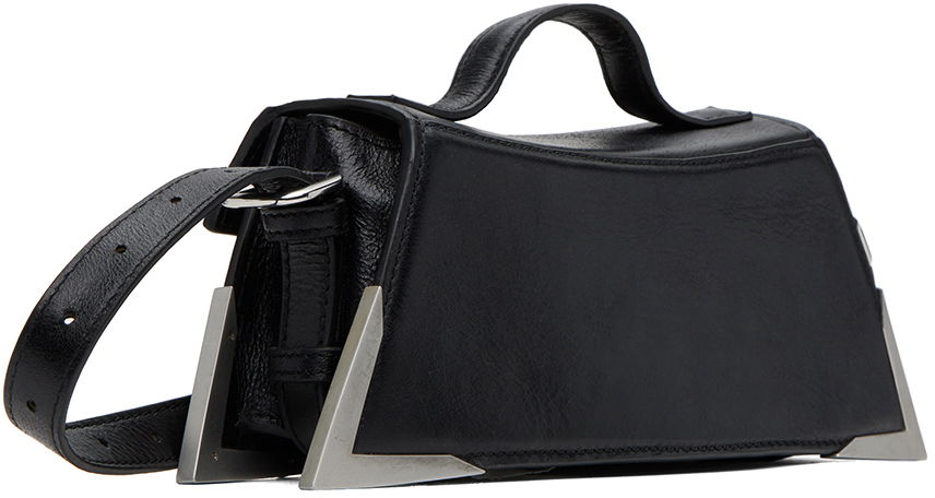 Crinkle Leather Shoulder Bag