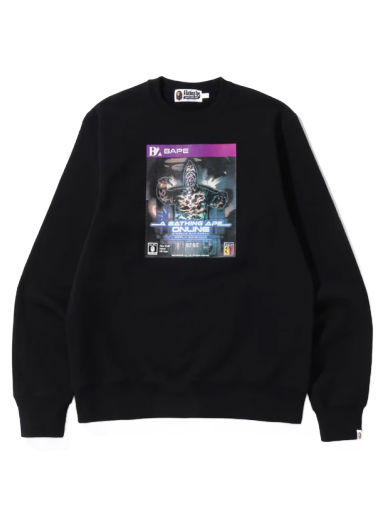 Mikina BAPE Game Package Crewneck Čierna | 001SWI301004M-BLK