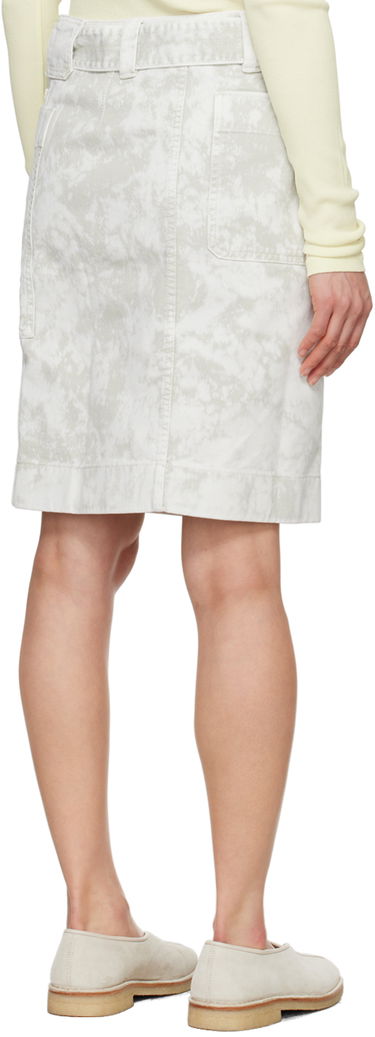 Sukňa LEMAIRE Lemaire Apron Denim Miniskirt Biela | SK1024 LD1012, 2