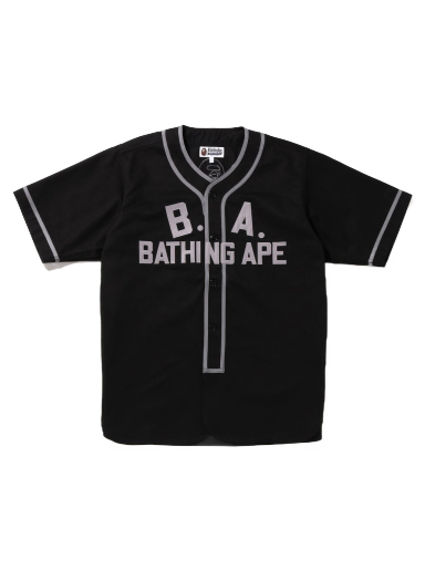 Košeľa BAPE Baseball Shirt Čierna | 1I30-132-004