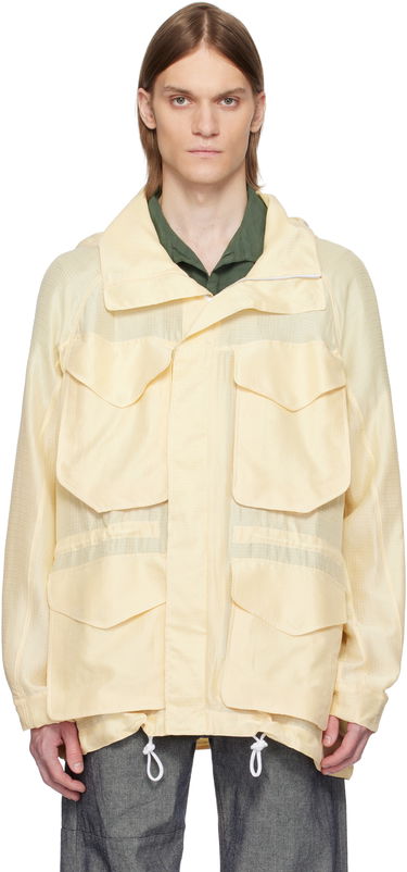 Vetrovka Ranra RANRA Explorer Silk Ripstop Long Hoodie Jacket Žltá | AMSS25OW01516, 0