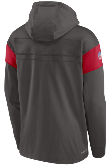 Mikina Nike NFL Tampa Bay Buccaneers Patch Hoody Šedá | NS53-964Z-8B-5UC, 2