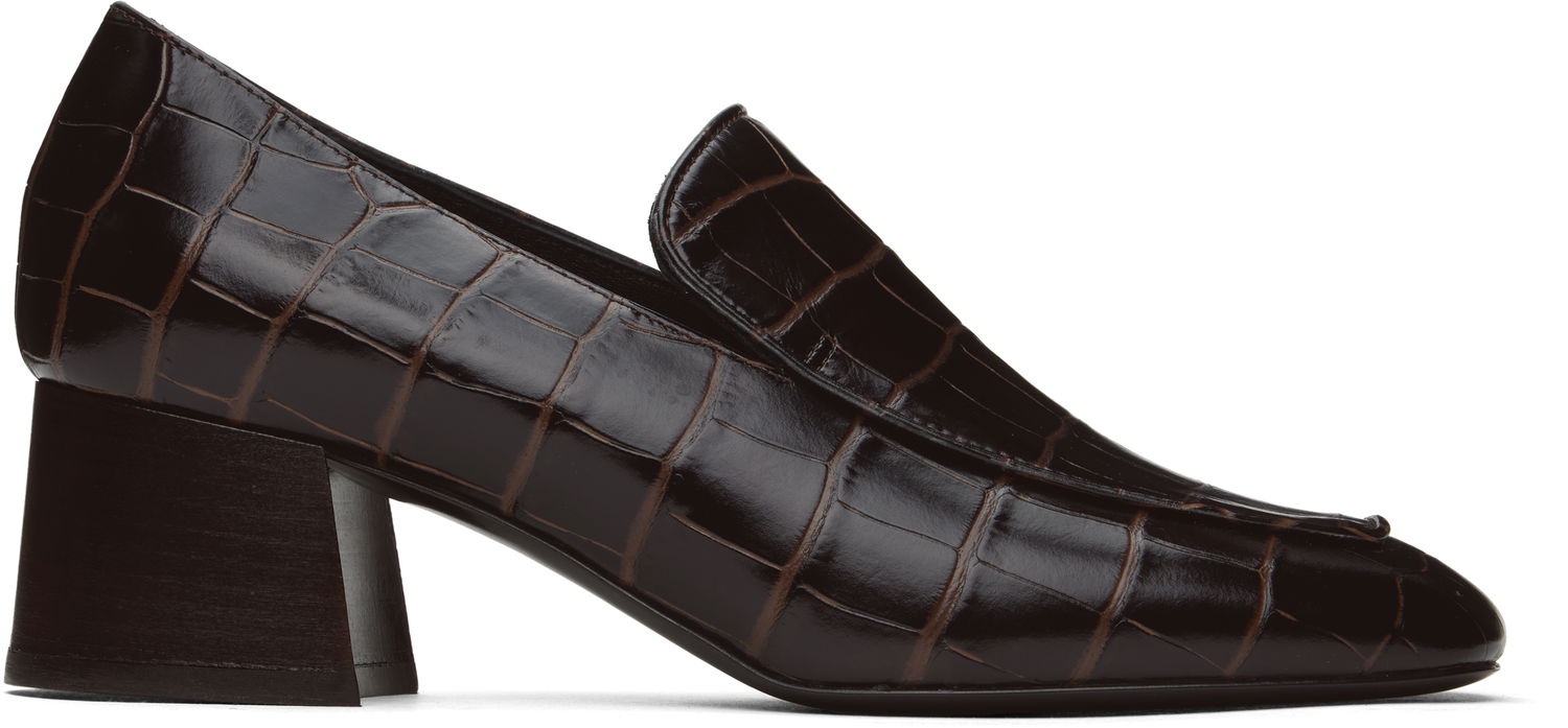 Tenisky a topánky TOTEME Block-Heel Loafers Hnedá | 241-WAS983-LE0023, 0