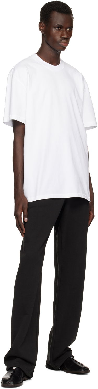 Tričko SKIMS SKIMS Heavyweight Cotton Relaxed T-Shirt Biela | SS-STT-6414M-CHALK, 3