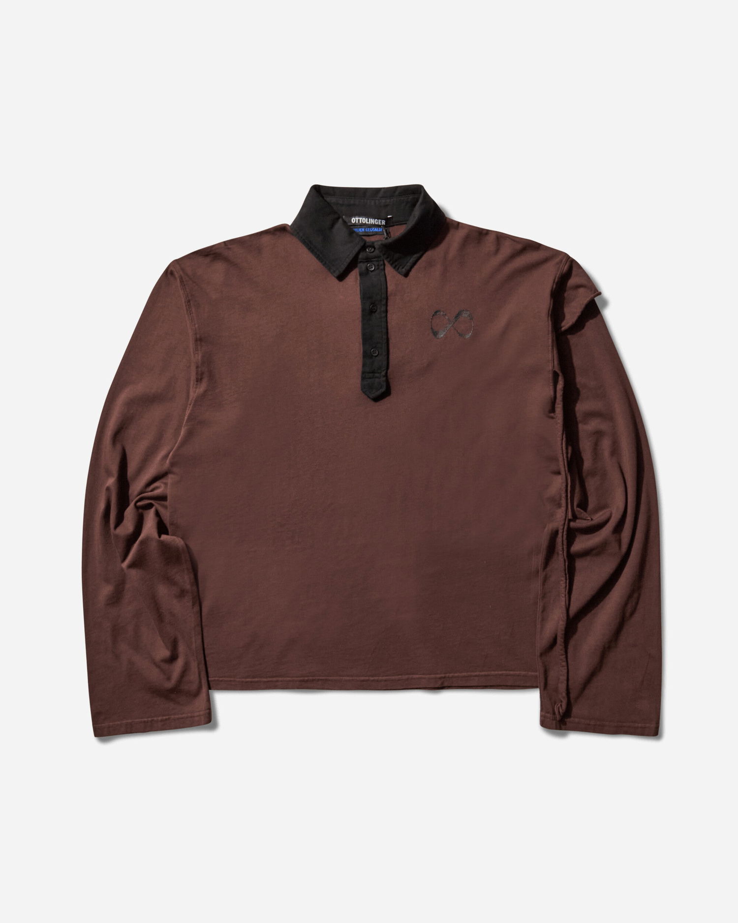 Polo tričko Ottolinger Julien Ceccaldi Longsleeve Polo Hnedá | 11510291503 BRW, 1