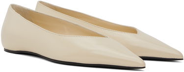 Oblečenie TOTEME TOTEME Asymmetric Ballerina Flats Béžová | 241-WAS990-LE0046, 3
