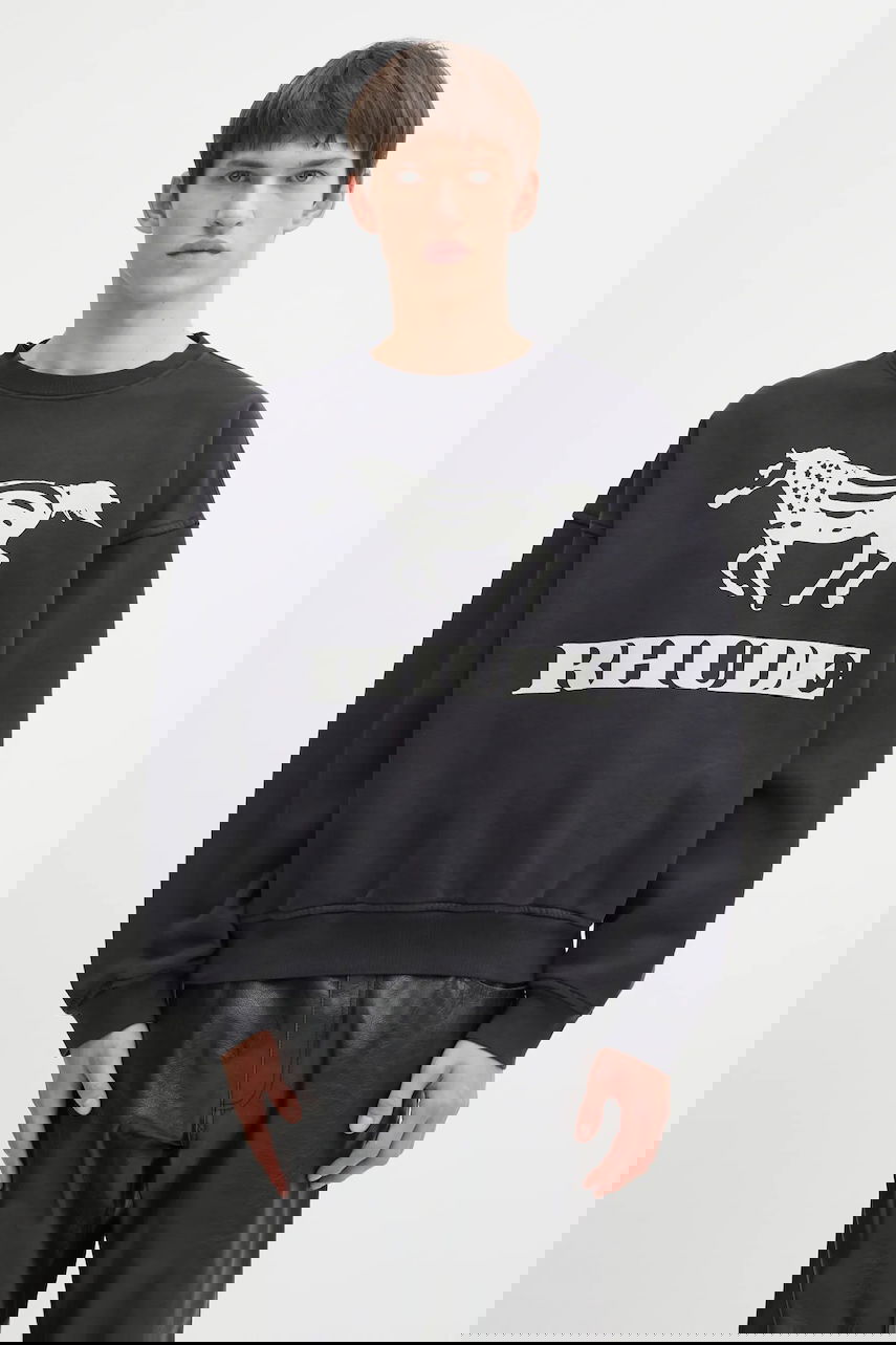 Mikina Rhude Dinero sweatshirt with horse print Čierna | RHFW25ST04012, 0