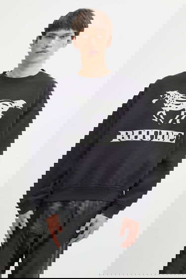 Mikina Rhude Dinero sweatshirt with horse print Čierna | RHFW25ST04012, 0