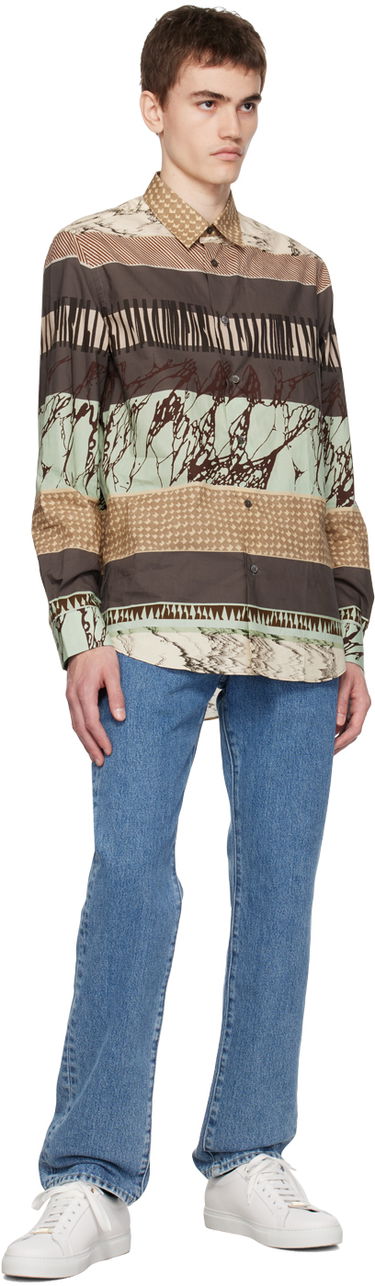 Košeľa Paul Smith Paul Smith Printed Shirt Hnedá | M1R-901U-L02073, 3