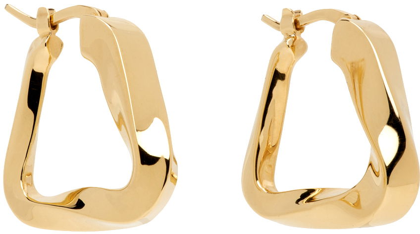 Náušnice Bottega Veneta Essentials Hoop Earrings Béžová | 775179 VAHU0, 1