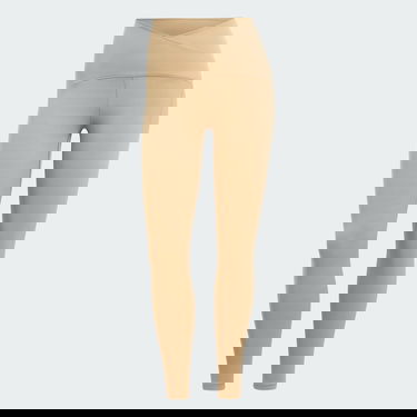 Legíny adidas Performance Yoga Studio Luxe Crossover Waistband 7/8 Leggings Béžová | IA1911, 5