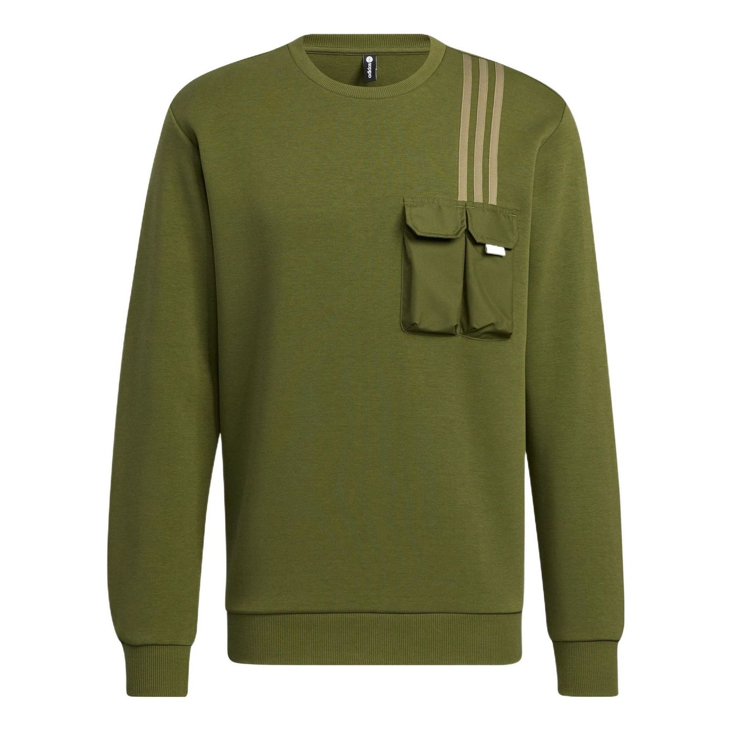 Sveter adidas Originals Classic Chest Pocket Sweatshirt Zelené | HM2018, 0