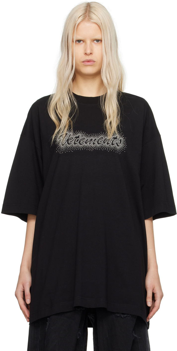 Tričko VETEMENTS Stud T-Shirt Čierna | UE64TR360B, 0