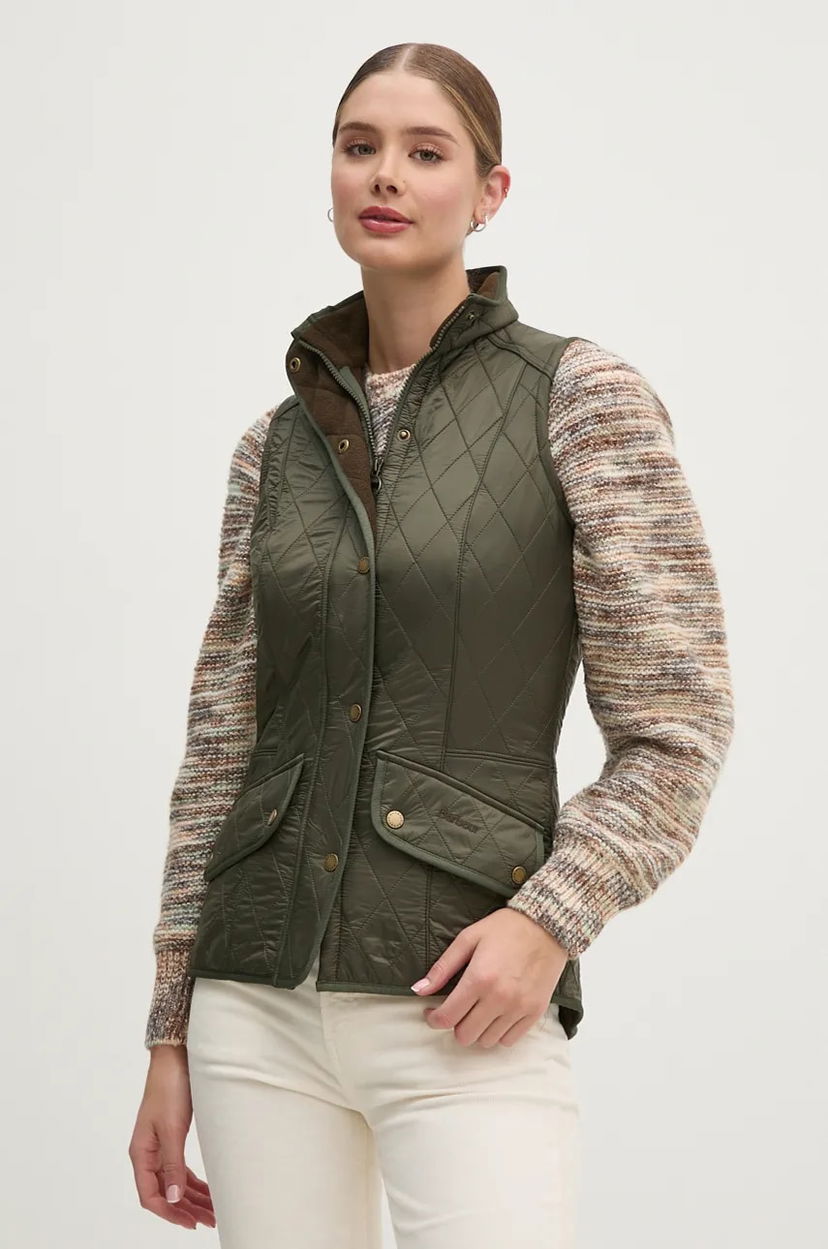 Vesta Barbour Barbour Cavalry Quilted Gilet Zelené | LGI0016