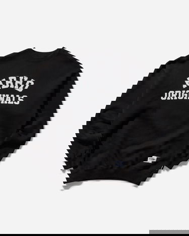 Mikina Neighborhood Crewneck Sweatshirt NBHD Originals Čierna | 242UWNH-CSM01 BK, 0
