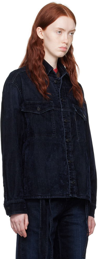 Bunda Ottolinger Ottolinger Oversized Denim Jacket Navy | 1700410, 1