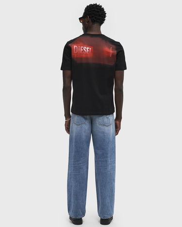 Tričko Diesel Diesel T-Adjust-Slits-R13 Short Sleeve T-Shirt Čierna | A16514-0AKAK-9XX, 1