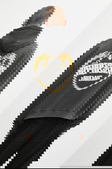 Mikina Represent Clo Represent Legacy Crest Hoodie Šedá | MLM100368, 0