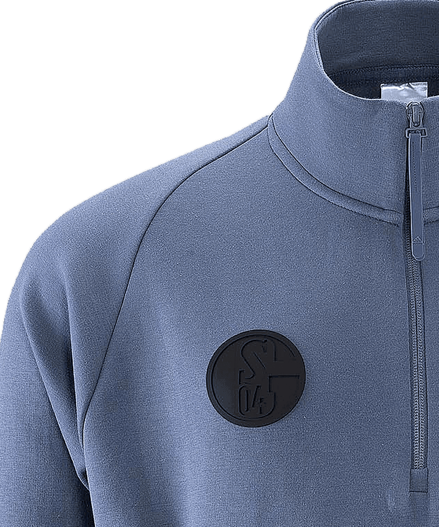 Mikina adidas Originals Schalke 04 Quarter-Zip Pullover Modrá | 5s04ir5225, 1