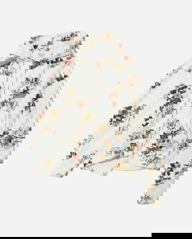 Mikina UNDERCOVER Butterfly Floral All-Over Print Fleece Zip Hoodie Rôznofarebný | UC2E1802-2 001, 0