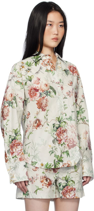 Košeľa The Attico Attico Eliza Floral-Print Long Sleeve Shirt Rôznofarebný | 250WCH00014 CCC053PR, 1