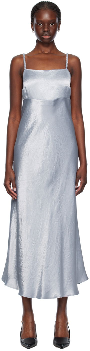 Šaty Max Mara Max Mara Leisure Midi Slip Dress Modrá | 2416221088600, 0