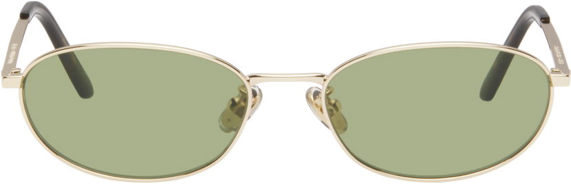 Slnečné okuliare RETROSUPERFUTURE Uovo Oval Frame Sunglasses Metalická | GI9