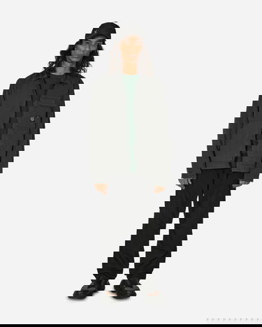 Bunda Stone Island Panama Cotton OLD Effect Overshirt Šedá | 811511501 V0162, 4