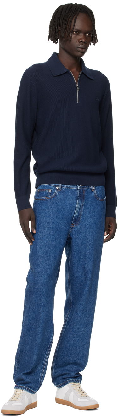Polo tričko Lacoste Lacoste Half-Zip Polo Navy | AH5187_166, 3