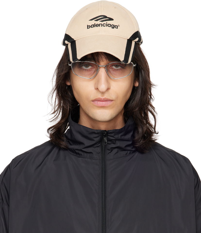 Šiltovka Balenciaga 3B Sports Icon Cap Béžová | 766860-410B2-9460