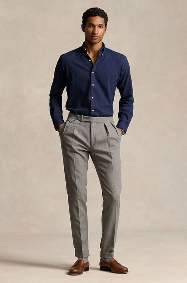 Košeľa Polo by Ralph Lauren Slim Fit Button-Down Shirt Navy | 710953354, 2