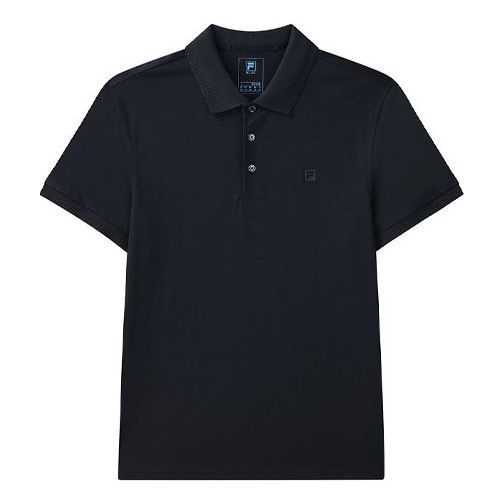 Polo tričko FILA Solid Breathable Short Sleeve Polo Čierna | F11M122132F-NV