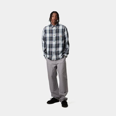 Košeľa Carhartt WIP Carhartt WIP Blanton Long Sleeve Plaid Shirt Modrá | I034379_8, 2