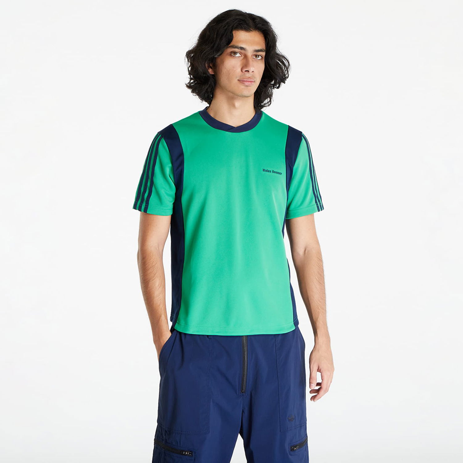 Tričko adidas Originals Wales Bonner x Football Short Sleeve Tee Zelené | IT9782, 0