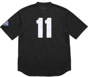 Dres Supreme S Logo Baseball Henley Čierna | FW24KN27 BLACK, 1