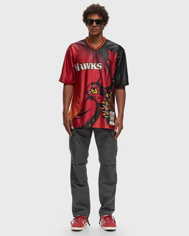 Dres Mitchell & Ness Shooting Shirt ATLANTA Hawks 1995 Čierna | SS8701-AHABKRD, 1