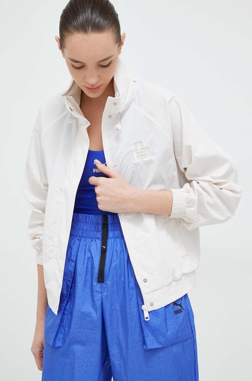 Vetrovka Tommy Hilfiger Sport Relaxed Sailing Jacket Béžová | S10S101613.PPYX, 0